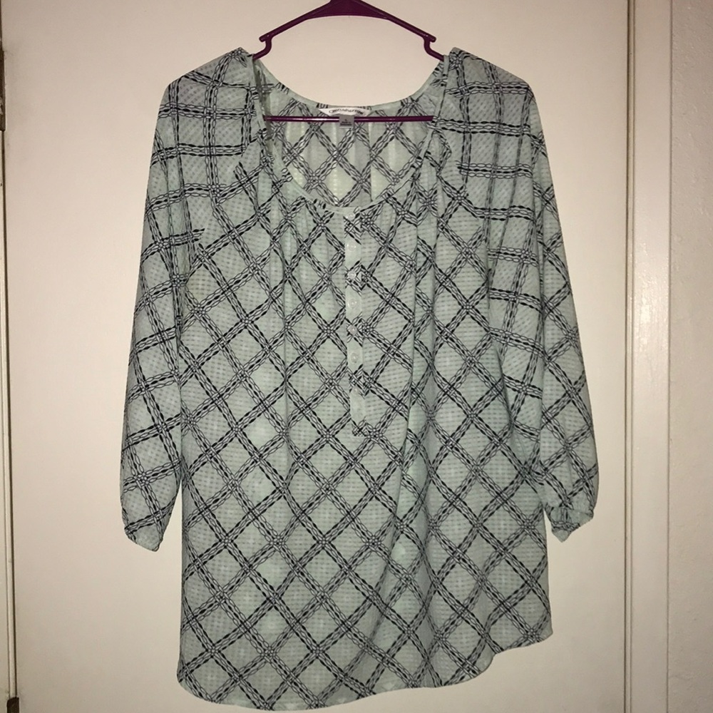 Patterned blouse